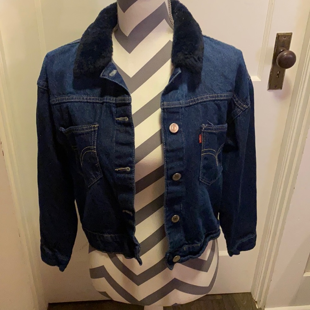 Levi’s Jacket with Fur Collar